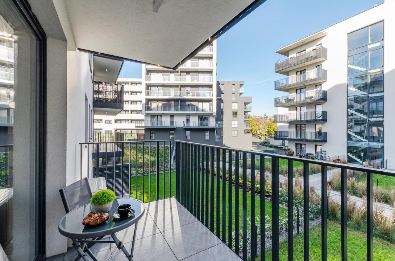 לודז' Sky Home- Blue Apartament -Manufaktura, Bezplatny Parking, Klima, Dostep Na Kod מראה חיצוני תמונה